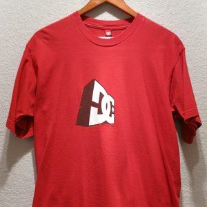 DC Vintage Skate T-Shirt, Medium, Red